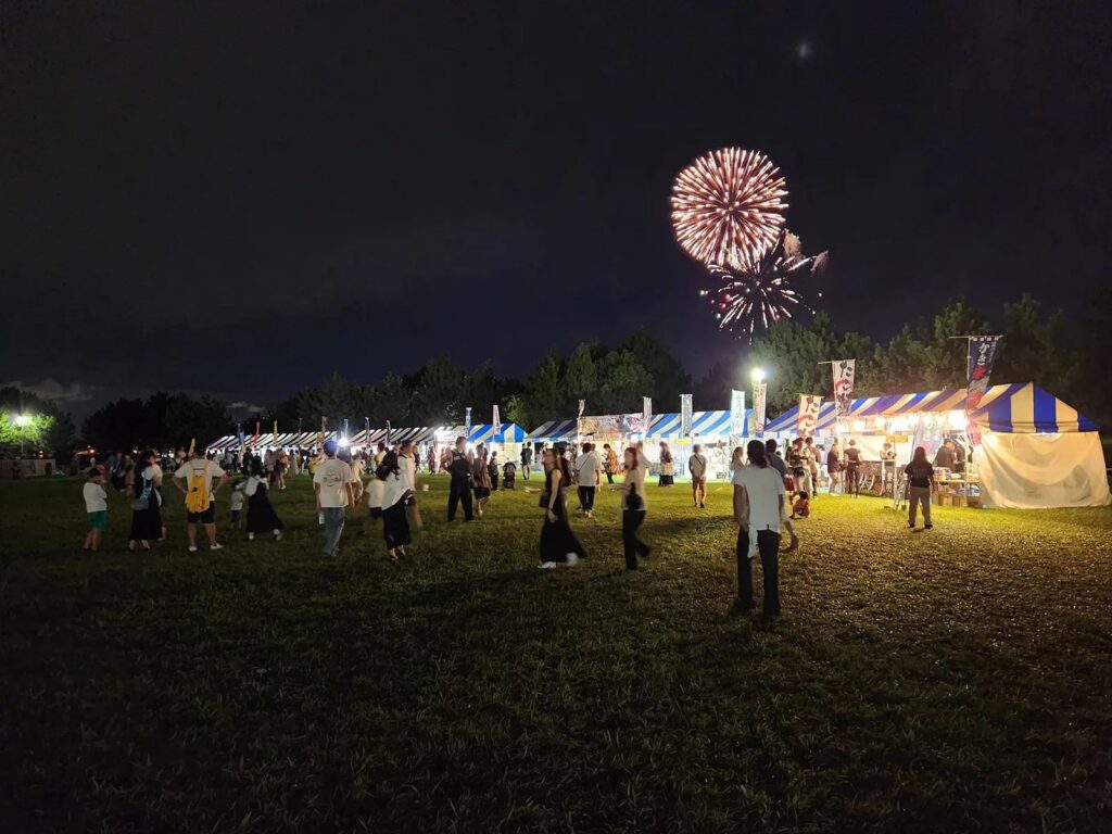 知多市の花火大会の様子4