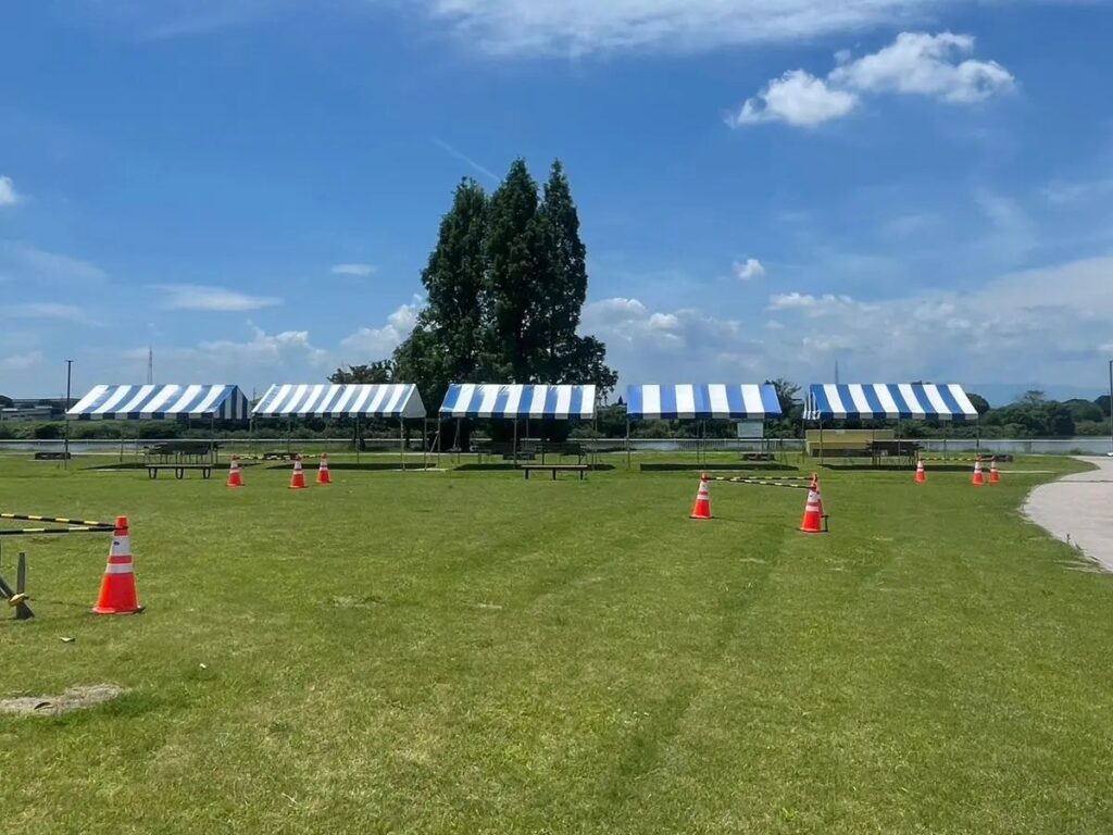 蟹江町で行われた夏祭りの様子1